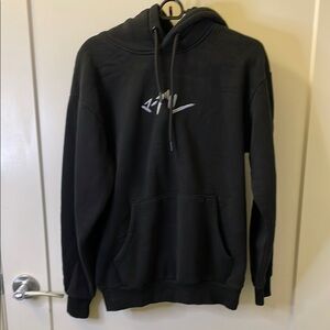 Men's Black Graphic Hoodie
